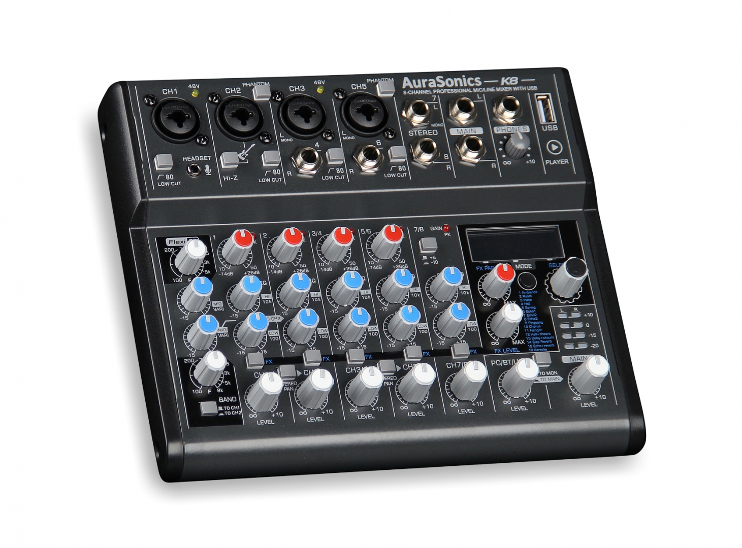 AuraSonics K8 компактный микшерный пульт в Немане