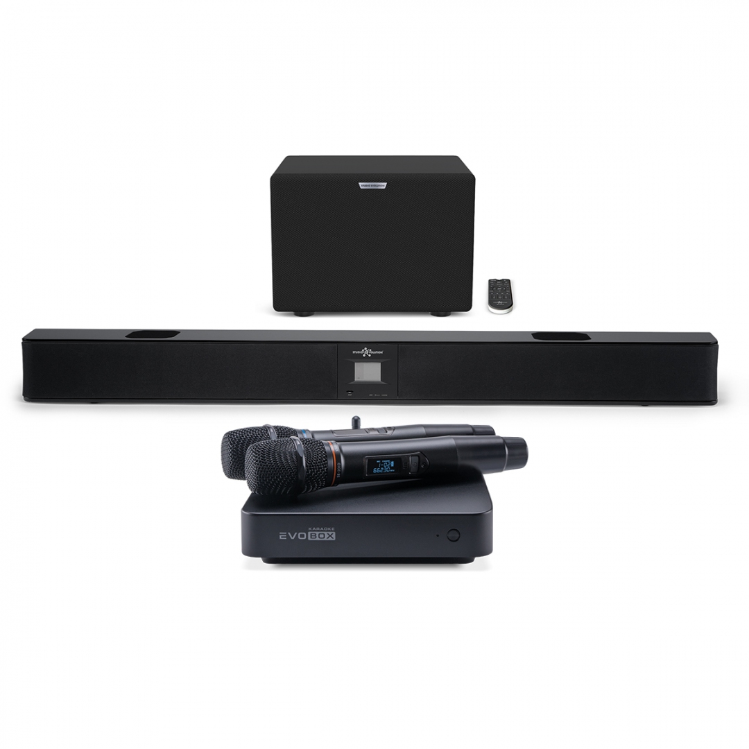 караоке-комплект EVOBOX Plus + EvoSound Bar (саундбар с караоке) в Немане