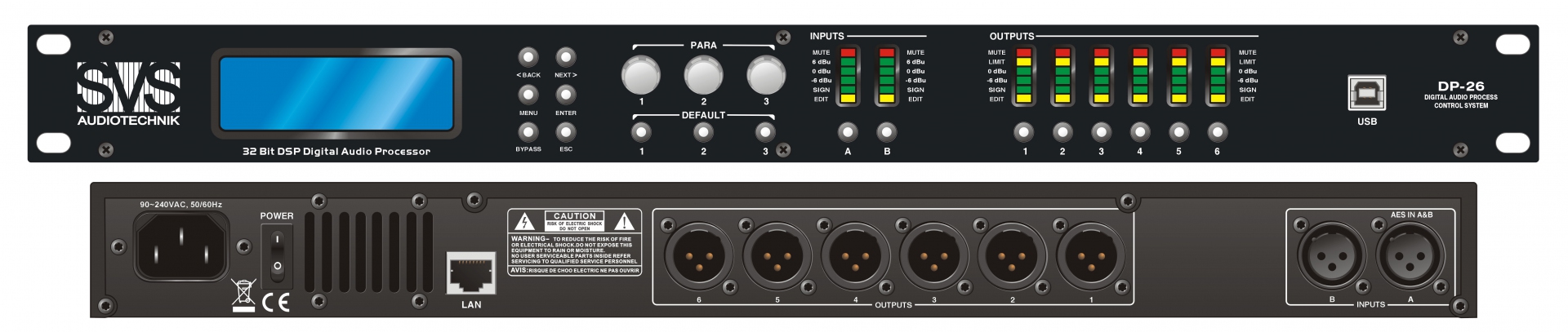 SVS Audiotechnik DP-26 Цифровой процессор: 2 входа 6 выходов в Немане