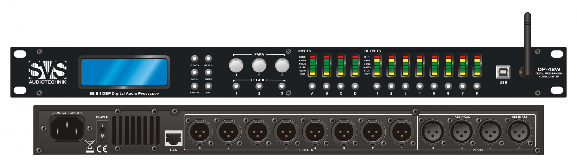 SVS Audiotechnik DP-48W Цифровой процессор: 4 входа 8 выходов в Немане