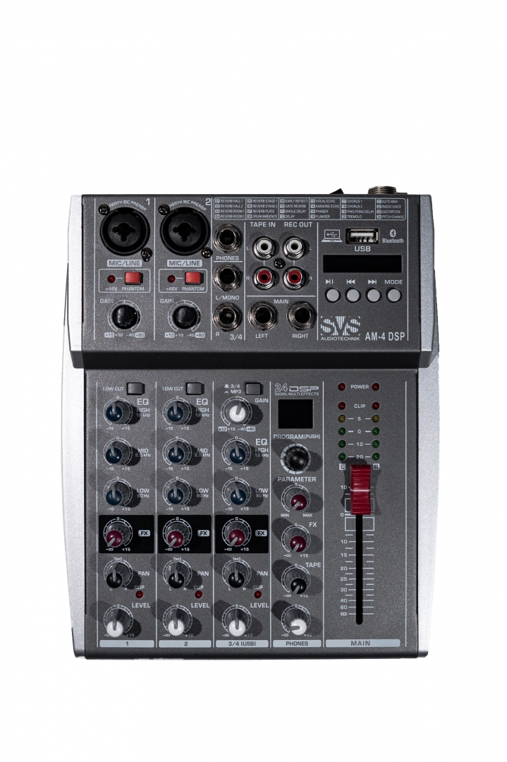 SVS Audiotechnik mixers AM-4 DSP Аналоговый микшерный пульт, 4-канала в Немане