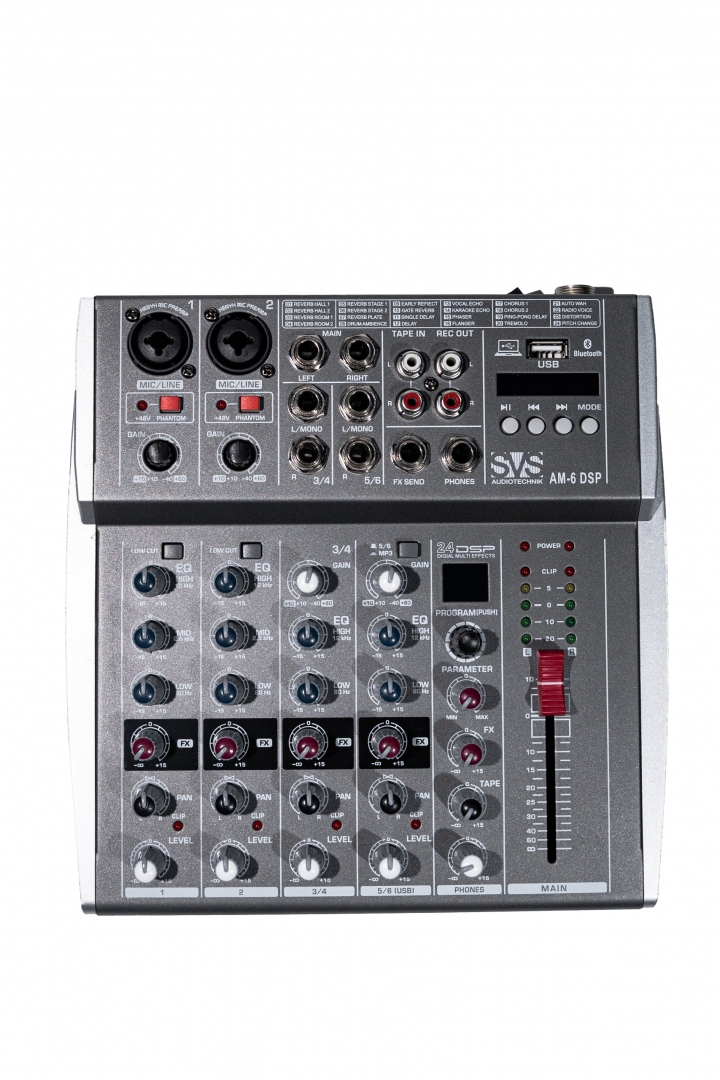 SVS Audiotechnik mixers AM-6 DSP Микшерный пульт аналоговый, 6-канальный SVS Audiotechnik mixers в Немане